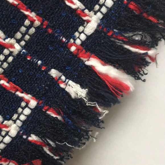 Navy Blue Talbots Tweed Skirt - Picture 4 of 8